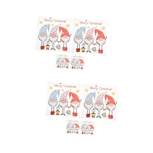 DOITOOL 2 Sätze Weihnachts Gnome Transfer Patches Diy Kleidung Dekorationen Für T Shirts Taschen Hüte Langlebige Wärmeübertragungsaufkleber Für Festliche Anlässe Und 4 Stücke * 2 von DOITOOL