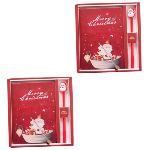 DOITOOL 2 Sätze Weihnachtsnotizset Weihnachts-notizblock Weihnachtsnotizbuch Tagebuchnotizbuch Notizblock Schreiben DOITOOL 2 Sätze Weihnachtsnotizset Weihnachts-notizblock Weihnachtsnotizbuch Tagebuchnotizbuch Notizblock Schreiben von DOITOOL