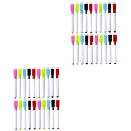 DOITOOL 2 Sätze Whiteboard Stift Praktische Trockenlöschmarker Markierstifte Whiteboard Marker Schulbedarf Schulzubehör Lehrbedarf Haushalts 30 Stück * 2 Zufällige Farbe DOITOOL 2 Sätze Whiteboard Stift Praktische Trockenlöschmarker Markierstifte Whiteboard Marker Schulbedarf Schulzubehör Lehrbedarf Haushalts 30 Stück * 2 Zufällige Farbe von DOITOOL