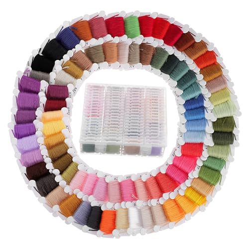 DOITOOL 2 Schachteln Stickgarn Nähgarn Bunt DIY Zahnseide Mehrfarbiges Garn Polyesterfaden Bunt Kreuzstichfaden Nähmaschinenfäden Zum Nähen DOITOOL 2 Schachteln Stickgarn Nähgarn Bunt DIY Zahnseide Mehrfarbiges Garn Polyesterfaden Bunt Kreuzstichfaden Nähmaschinenfäden Zum Nähen von DOITOOL