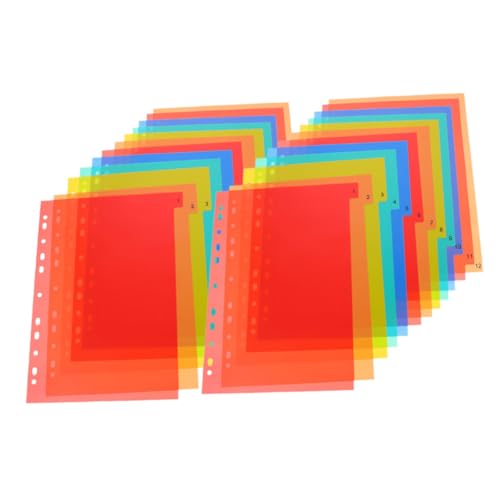 DOITOOL 2 Sets Indexseiten Trennbrett Notizblock Trennblätter Notizblock Trennblätter Süße Trennblätter Schulordner Trennblätter Datei Trennblätter Ästhetische Trennblätter Index von DOITOOL