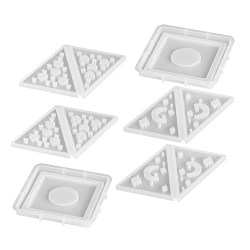 DOITOOL 2 Sets -kerzenhalter-silikonformen, Pyramidenform, Teelichthalter-formen Für Harzguss, Diy-handwerk, Hochzeit, Party, Heimdekoration von DOITOOL