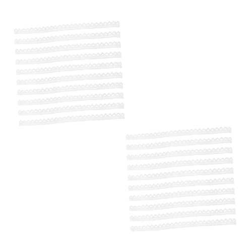 DOITOOL 2 Stck. Weißes Wellenmuster Spitzenband Dekoratives Spitzenribbon für Diy Nähprojekte Hochzeitsbedarf Yards Vielseitig Einsetzbar für Kleidung Vorhänge und Heimdekoration DOITOOL 2 Stck. Weißes Wellenmuster Spitzenband Dekoratives Spitzenribbon für Diy Nähprojekte Hochzeitsbedarf Yards Vielseitig Einsetzbar für Kleidung Vorhänge und Heimdekoration von DOITOOL