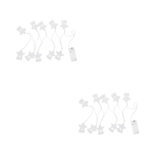 DOITOOL 2 Stk Hölzerne Weihnachts Lichter Tür Weihnachten Geäst Lichterketten Dekoration Lametta Baum Ornamente Fee Weihnachtslichter Weihnachtsdeko Lichter in Engelsform Holz Weiß DOITOOL 2 Stk Hölzerne Weihnachts Lichter Tür Weihnachten Geäst Lichterketten Dekoration Lametta Baum Ornamente Fee Weihnachtslichter Weihnachtsdeko Lichter in Engelsform Holz Weiß von DOITOOL