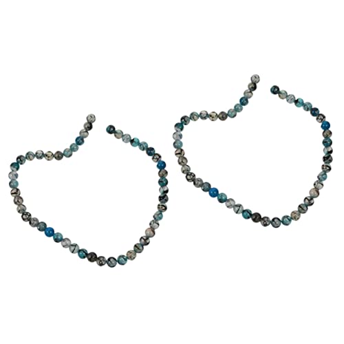 DOITOOL 2 Stränge Achat Perlen Spärlich Besetzt Steinperlen Für Armbänder Schmuckherstellungszubehör Perlen Zur Schmuckherstellung Perlen Zur Armbandherstellung Natursteinperlen von DOITOOL