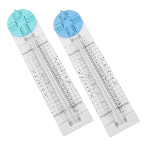 DOITOOL 2 Stück 4-in-1-Papierschneider Geschenkpapierschneider Papierschneidwerkzeug Werkzeug zum Perforieren von Pappe Mini-Papierschneider Papierstanzer zum Basteln gerade Cutter Metall DOITOOL 2 Stück 4-in-1-Papierschneider Geschenkpapierschneider Papierschneidwerkzeug Werkzeug zum Perforieren von Pappe Mini-Papierschneider Papierstanzer zum Basteln gerade Cutter Metall von DOITOOL