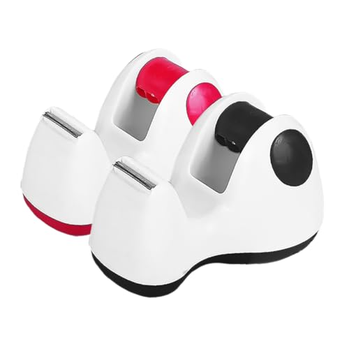 DOITOOL 2 Stück Bandschneider Klebeband-Spender-Maschine Klebeband-Bodenabroller Klebebandspender süß Bandständer Klebebandhalter für den Schreibtisch Boxbandabroller pp von DOITOOL