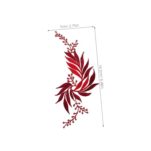 DOITOOL 2 Stück Bestickte Patches DIY Kleidung Aufnäher zum Nähen und Reparieren für Jacken Taschen Hüte Dekorative Leichte Textil Applikationen für Individuelle Modegestaltung von DOITOOL