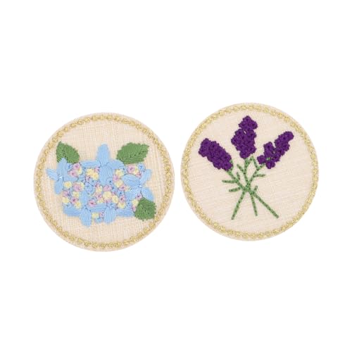 DOITOOL 2 Stück Bestickte Patches für Kleidung Diy Applikationen Aufnäher für Nähprojekte zum Reparieren und Dekorieren von Textilien DOITOOL 2 Stück Bestickte Patches für Kleidung Diy Applikationen Aufnäher für Nähprojekte zum Reparieren und Dekorieren von Textilien von DOITOOL