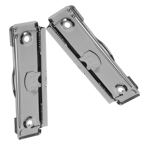 DOITOOL 2 Stück Bindeklammern für Lehrer Mini-Zwischenablage Klemmbretter Planke Schlüssel Zwischenablage mit Büro Aktenklammern Dokumentpapierclips Dateiclips Metall Black von DOITOOL