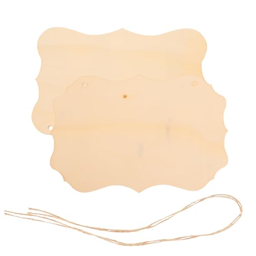 DOITOOL 2 Stück Blanko Holzschilder Unpoliert Holzplatten DIY Basteln Malen Hochzeit Dekoration Holzzeichen Anhänger Zubehör DOITOOL 2 Stück Blanko Holzschilder Unpoliert Holzplatten DIY Basteln Malen Hochzeit Dekoration Holzzeichen Anhänger Zubehör von DOITOOL