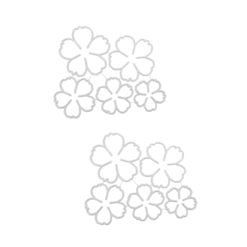 DOITOOL 2 Stück Blumenmetallform Hochzeit Stanzteile für Scrapbooking Prägung Stanzformen, Schnittschablonen prägen Blume stirbt Scrapbook Metal stirbt Metallschablone Papier stirbt Eisen von DOITOOL