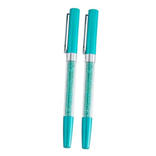 DOITOOL 2 Stück Business Schreibstift mit Kristallinem Metallgehäuse Eleganter Kugelschreiber für Büro Hochzeiten Geburtstage und Geschäftliche Aktivitäten Türkis DOITOOL 2 Stück Business Schreibstift mit Kristallinem Metallgehäuse Eleganter Kugelschreiber für Büro Hochzeiten Geburtstage und Geschäftliche Aktivitäten Türkis von DOITOOL