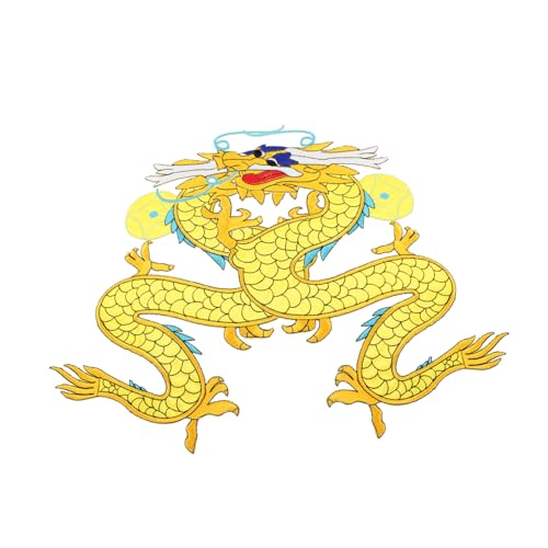 DOITOOL 2 Stück Chinesischer Drache Stoffhalterung Dekoration Kleidungsapplikationen Aufnäher Reparaturflicken Hemdflicken Aufbügler Gestickte Applikation Aufbügler Stickereien DOITOOL 2 Stück Chinesischer Drache Stoffhalterung Dekoration Kleidungsapplikationen Aufnäher Reparaturflicken Hemdflicken Aufbügler Gestickte Applikation Aufbügler Stickereien von DOITOOL