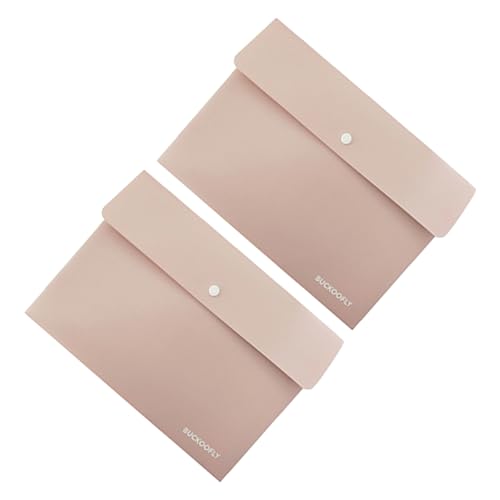 DOITOOL 2 Stück Dateiordner Schreibwaren Farbig Taschenordner Büro Lagerung Dokumentieren Aktenordnerhalter Zwei-taschen-ordner Organisatoren Briefumschläge Aktentaschen Mit Schnalle Rosa DOITOOL 2 Stück Dateiordner Schreibwaren Farbig Taschenordner Büro Lagerung Dokumentieren Aktenordnerhalter Zwei-taschen-ordner Organisatoren Briefumschläge Aktentaschen Mit Schnalle Rosa von DOITOOL