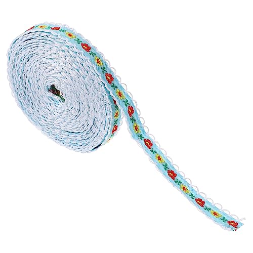 DOITOOL 2 Stück Diy Handgemachtes Blumenmuster Spitzenband Ethnisches Stoff Lace Zubehör für Kleidung Hochzeitsdekoration Bastelprojekte Yards Vielseitig Einsetzbar von DOITOOL