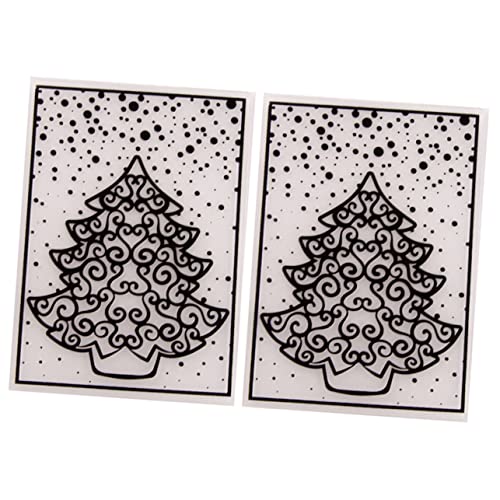 DOITOOL 2 Stück Diy Kunststoff Prägeform Baumdesign Stanzschablonen für Scrapbooking und Papierdekoration für Kreative Bastelprojekte und Alben DOITOOL 2 Stück Diy Kunststoff Prägeform Baumdesign Stanzschablonen für Scrapbooking und Papierdekoration für Kreative Bastelprojekte und Alben von DOITOOL