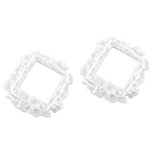 DOITOOL 2 Stück Diy Silikonform für Kreative Epoxidharz Projekte Fadeless Waschbar Wiederverwendbar für Dekorative Designs Geeignet Einfach zu Reinigen Handhaben von DOITOOL