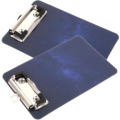 DOITOOL 2 Stück Dokumentorganisator Papierhalter Klemmbretter Organisator aus Papier Taschen-Klemmbrett Klemmbrett mit Speicher Büro-Schreibtafel Büroklammern Abs Blue DOITOOL 2 Stück Dokumentorganisator Papierhalter Klemmbretter Organisator aus Papier Taschen-Klemmbrett Klemmbrett mit Speicher Büro-Schreibtafel Büroklammern Abs Blue von DOITOOL