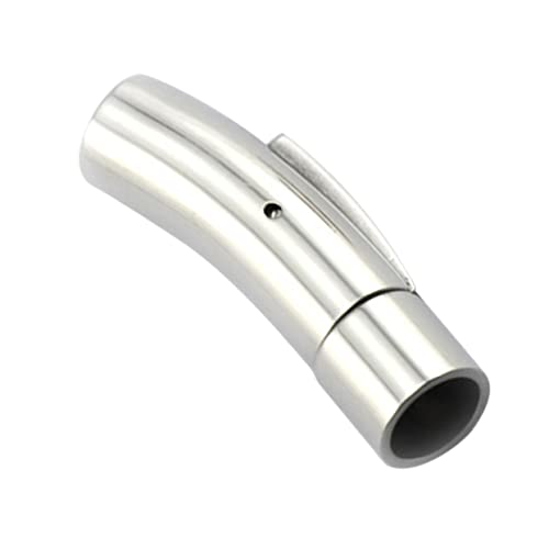 DOITOOL 2 Stück Druckknopf aus Edelstahl magnetische armbandverschlüsse Endverschlüsse Schmuckherstellung steckverbinder lederschnur magnetischer Lederband-Endverschluss DOITOOL 2 Stück Druckknopf aus Edelstahl magnetische armbandverschlüsse Endverschlüsse Schmuckherstellung steckverbinder lederschnur magnetischer Lederband-Endverschluss von DOITOOL