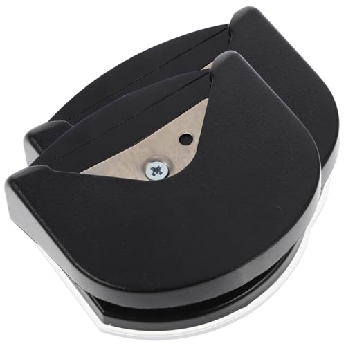 DOITOOL 2 Stück Eckschneider Eckenrunder Papier runder Basteln Cutter spitzmaschine kantenschleifmaschine Eckenschneider für Heimwerker kreatives Trimmwerkzeug Rostfreier Stahl Black von DOITOOL