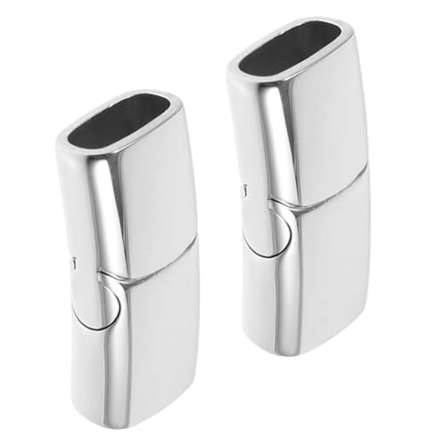 DOITOOL 2 Stück Endkappen Für Lederkordeln, Magnetverschlüsse, Edelstahl, Magnetverschlüsse, Endkappen Für Armbandkordeln, Magnetverschlüsse Und Verschlüsse Für Die DOITOOL 2 Stück Endkappen Für Lederkordeln, Magnetverschlüsse, Edelstahl, Magnetverschlüsse, Endkappen Für Armbandkordeln, Magnetverschlüsse Und Verschlüsse Für Die von DOITOOL
