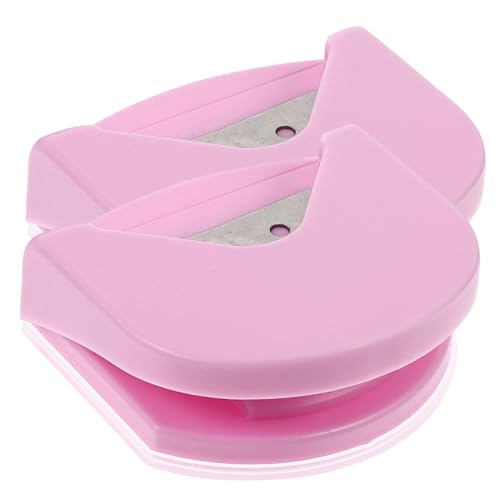 DOITOOL 2 Stück Filet spitzmaschine kantenschleifmaschine papierschrederer DIY Werkzeug Klingen Kreisschneider Trimmer Eckenschneider stanzen Papierschneidewerkzeug Rostfreier Stahl Rosa DOITOOL 2 Stück Filet spitzmaschine kantenschleifmaschine papierschrederer DIY Werkzeug Klingen Kreisschneider Trimmer Eckenschneider stanzen Papierschneidewerkzeug Rostfreier Stahl Rosa von DOITOOL
