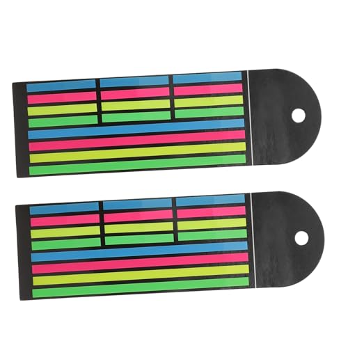 DOITOOL 2 Stück Fluoreszierende Haftstreifen Bunte Dünne Index Tabs Klebend Lang und Kurz Transparente Markierungsstreifen zum Beschriften für Bücher Schule Büro Annotation und Lesefokus DOITOOL 2 Stück Fluoreszierende Haftstreifen Bunte Dünne Index Tabs Klebend Lang und Kurz Transparente Markierungsstreifen zum Beschriften für Bücher Schule Büro Annotation und Lesefokus von DOITOOL