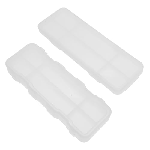 DOITOOL 2 Stück Form für Briefpapierschachteln Etui Gießform Herstellung Stifthalterform die Silikonform Formen für Ton Form für Stiftbehälter Silikonformen für Harz Kieselgel Weiß von DOITOOL