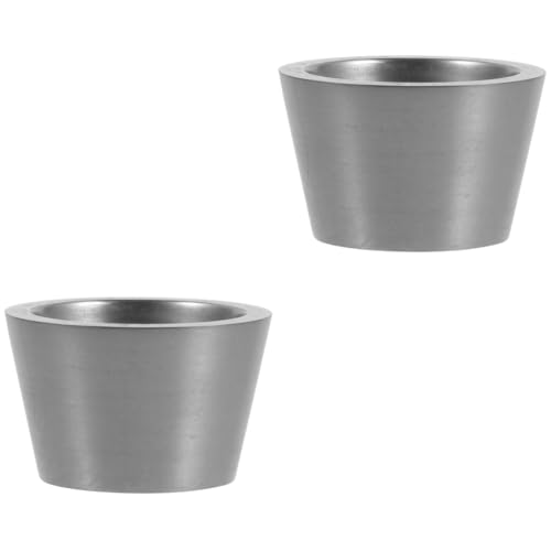 DOITOOL 2 Stück Graphit Schmelztiegel für Gold Silber und DIY Gießform Hochtemperaturbeständig Kompakt und Platzsparend Höhe Metallgießen und Experimente DOITOOL 2 Stück Graphit Schmelztiegel für Gold Silber und DIY Gießform Hochtemperaturbeständig Kompakt und Platzsparend Höhe Metallgießen und Experimente von DOITOOL