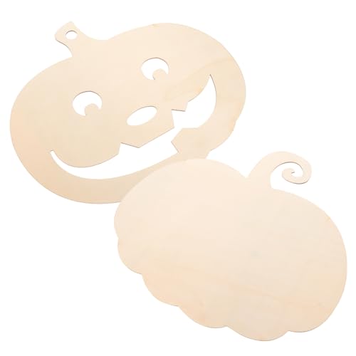 DOITOOL 2 Stück Hängende Holz Pumpkin Deko Blanko Holzanhänger Glatte Oberfläche Wiederverwendbar für Diy Halloween Basteln Party und Geschenkdekoration DOITOOL 2 Stück Hängende Holz Pumpkin Deko Blanko Holzanhänger Glatte Oberfläche Wiederverwendbar für Diy Halloween Basteln Party und Geschenkdekoration von DOITOOL
