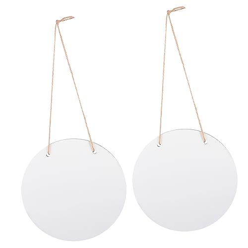 DOITOOL 2 Stück Hängendes Blanko Holzschild Diy Sublimationsplatte für Dekorationen Zuhause Garten Büro und Türschild für Persönliche Projekte DOITOOL 2 Stück Hängendes Blanko Holzschild Diy Sublimationsplatte für Dekorationen Zuhause Garten Büro und Türschild für Persönliche Projekte von DOITOOL