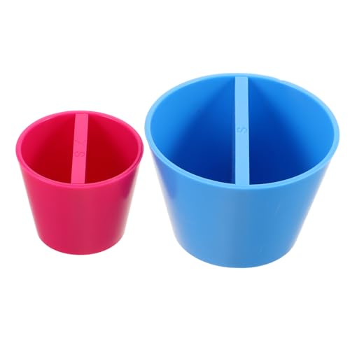 DOITOOL 2 Stück Handgefertigte Malwerkzeuge Kegelschotterwerkzeug Töpferwerkzeuge Kunststoff Bastelformen Kunststoff Modellierwerkzeuge Ton Diy Tassenformen Plastik von DOITOOL