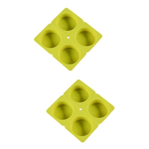 DOITOOL 2 Stück Handgemachte Seifenform Silikon Hochtemperaturbeständige Runde Form Fach Zufällige Farben für Diy Seifen Desserts und Kerzenherstellung Zufällige Farbe DOITOOL 2 Stück Handgemachte Seifenform Silikon Hochtemperaturbeständige Runde Form Fach Zufällige Farben für Diy Seifen Desserts und Kerzenherstellung Zufällige Farbe von DOITOOL