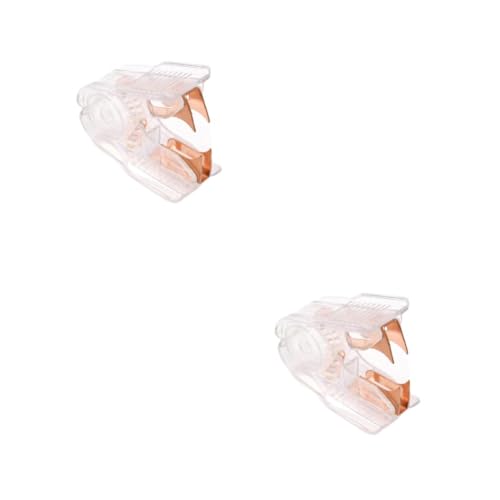 DOITOOL 2 Stück Haushalts Heftklammerentferner Roségold Tragbares Werkzeug für Büro Zuhause Ergonomisches Design Müheloses Entfernen von Heftklammern für Lehrer von DOITOOL