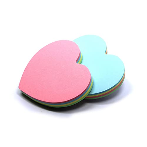 DOITOOL 2 Stück Herzförmige klebrige Noten Farbe Notizen selbstklebend farbig geformt thematisiert Aufkleber Schreibwaren Büromaterial für den Schreibtisch Memo Notiz Pads Zufällige Farbe DOITOOL 2 Stück Herzförmige klebrige Noten Farbe Notizen selbstklebend farbig geformt thematisiert Aufkleber Schreibwaren Büromaterial für den Schreibtisch Memo Notiz Pads Zufällige Farbe von DOITOOL