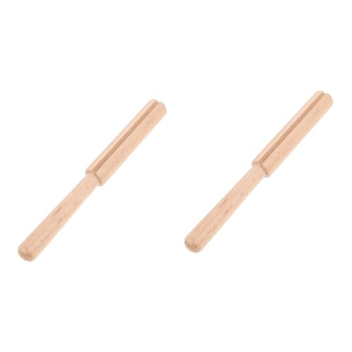 DOITOOL 2 Stück Holz Garnschneider Werkzeug für Stickgarn Langlebiger Faden Cutter für DIY Projekte Präzise Schnitte für Handarbeiten und Ergonomischer Griff für Optimalen Komfort von DOITOOL