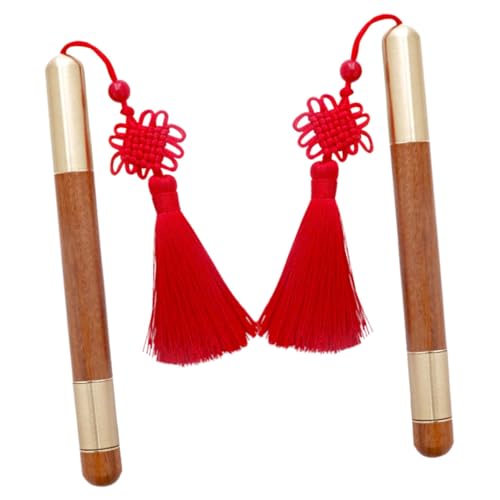 DOITOOL 2 Stück Holz Gelstifte mit Chinesischem Knotenschmuck Ergonomische Kugelschreiber aus Holz für Schule Büro und von DOITOOL