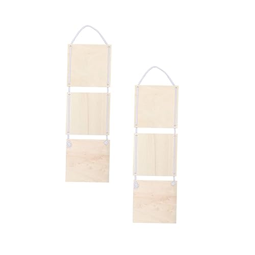 DOITOOL 2 Stück Holz Hängeboard Blanko Diy Wanddisplay für Kreative Malerei und Dekoration für Zuhause Cafés Restaurants und Geschäfte DOITOOL 2 Stück Holz Hängeboard Blanko Diy Wanddisplay für Kreative Malerei und Dekoration für Zuhause Cafés Restaurants und Geschäfte von DOITOOL