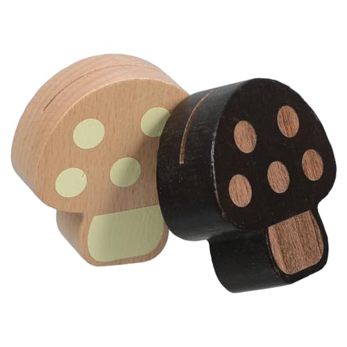 DOITOOL 2 Stück Holz Notizhalter Pilz Design Natürliche Farben Minimalistisch Eleganter Memo und Fotohalter Tischkartenhalter für Hochzeit Party Buffet Dekoration DOITOOL 2 Stück Holz Notizhalter Pilz Design Natürliche Farben Minimalistisch Eleganter Memo und Fotohalter Tischkartenhalter für Hochzeit Party Buffet Dekoration von DOITOOL