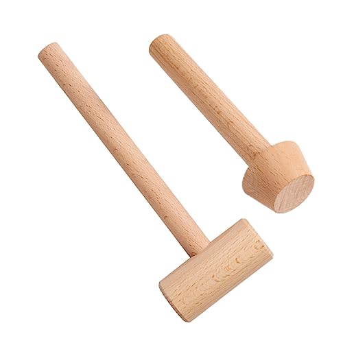 DOITOOL 2 Stück Holzbackwerkzeuge Handgemachte Backzubehör mit Mini Hammer und Backform für Tarteböden für Torten Kekse und Gebäck Hand Augen Koordination zu Fördern DOITOOL 2 Stück Holzbackwerkzeuge Handgemachte Backzubehör mit Mini Hammer und Backform für Tarteböden für Torten Kekse und Gebäck Hand Augen Koordination zu Fördern von DOITOOL