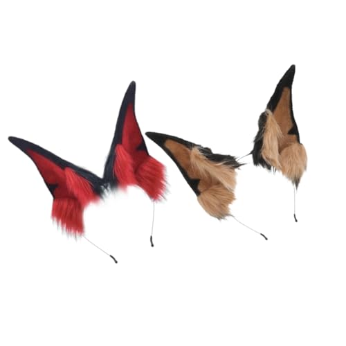 DOITOOL 2 Stück Hundeohr Stirnband für Erwachsene Furry Cosplay Kostümzubehör Realistische Hundeohr Haarreifen für Halloween und Fotografie Leicht und Bequem Passend für Kopfgrößen DOITOOL 2 Stück Hundeohr Stirnband für Erwachsene Furry Cosplay Kostümzubehör Realistische Hundeohr Haarreifen für Halloween und Fotografie Leicht und Bequem Passend für Kopfgrößen von DOITOOL