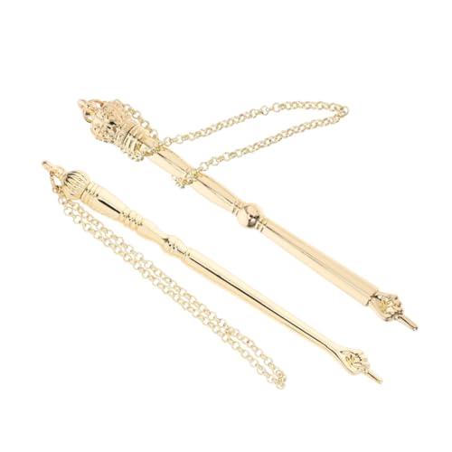 DOITOOL 2 Stück Jüdischer Bibelleser Zeiger Metall Fingerlesehilfe Goldfarben Krone Zwiebelkopf Tragbarer Torah Lesezeiger für Synagoge Bar Mitzvah DOITOOL 2 Stück Jüdischer Bibelleser Zeiger Metall Fingerlesehilfe Goldfarben Krone Zwiebelkopf Tragbarer Torah Lesezeiger für Synagoge Bar Mitzvah von DOITOOL