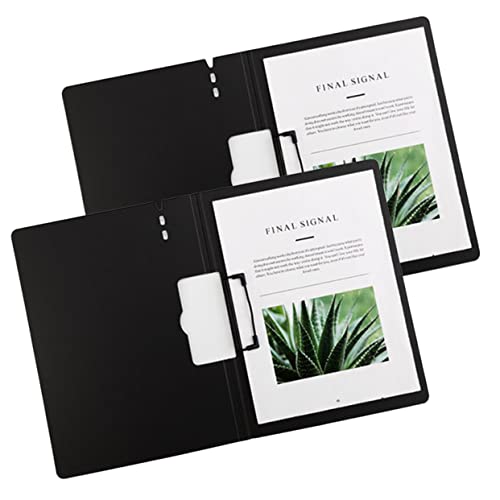 DOITOOL 2 Stück Klemmbrett Teilig Schreibtafel mit Robustem Clip Praktische Aufbewahrung für Schüler und Büro für Dokumente und Notizen Gemischte Farben von DOITOOL