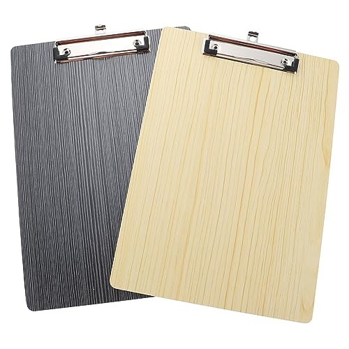 DOITOOL 2 Stück Klemmbrett mit Holzmaserung und Praktische Schreibplatte für Büro Schule und Zuhause für Lehrer Schüler und Büroangestellte DOITOOL 2 Stück Klemmbrett mit Holzmaserung und Praktische Schreibplatte für Büro Schule und Zuhause für Lehrer Schüler und Büroangestellte von DOITOOL