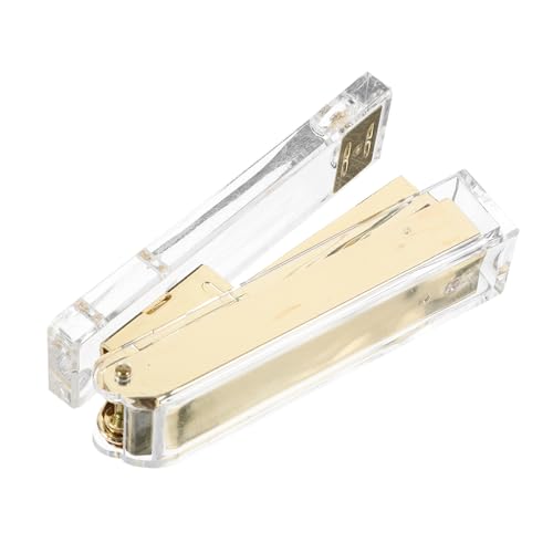 DOITOOL 2 Stück Kompakter Transparenter Acryl Desktop Heftgerät Langlebiger Professioneller Handhefter Ergonomisch Stabil für Büro und Schule Büro Gadget DOITOOL 2 Stück Kompakter Transparenter Acryl Desktop Heftgerät Langlebiger Professioneller Handhefter Ergonomisch Stabil für Büro und Schule Büro Gadget von DOITOOL