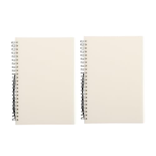 DOITOOL 2 Stück Leerblatt Notizbuch mit Cover für Scrapbooking Diy Projekte und Notizen für Schüler Lehrer und Büroangestellte von DOITOOL