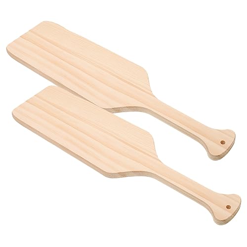 DOITOOL 2 Stück Leere Ruder Einfach Paddel Bootsdekor Holz von DOITOOL