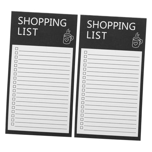 DOITOOL 2 Stück Magnetischer Notizblock für Kühlschrank Wiederverwendbarer Einkaufslistenblock mit Stilvollem Design Haftet Sicher Metallflächen Praktische To Do Listen für Haushalt und DOITOOL 2 Stück Magnetischer Notizblock für Kühlschrank Wiederverwendbarer Einkaufslistenblock mit Stilvollem Design Haftet Sicher Metallflächen Praktische To Do Listen für Haushalt und von DOITOOL