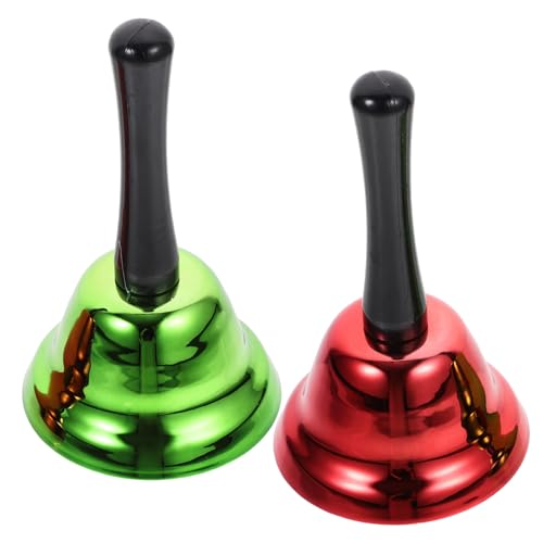 DOITOOL 2 Stück Metall Handglocken für Tischdeko Weihnachtsglocken Rot und Grün für Restaurant Hotel und Schule Ergonomisches Design Klare Klangqualität DOITOOL 2 Stück Metall Handglocken für Tischdeko Weihnachtsglocken Rot und Grün für Restaurant Hotel und Schule Ergonomisches Design Klare Klangqualität von DOITOOL